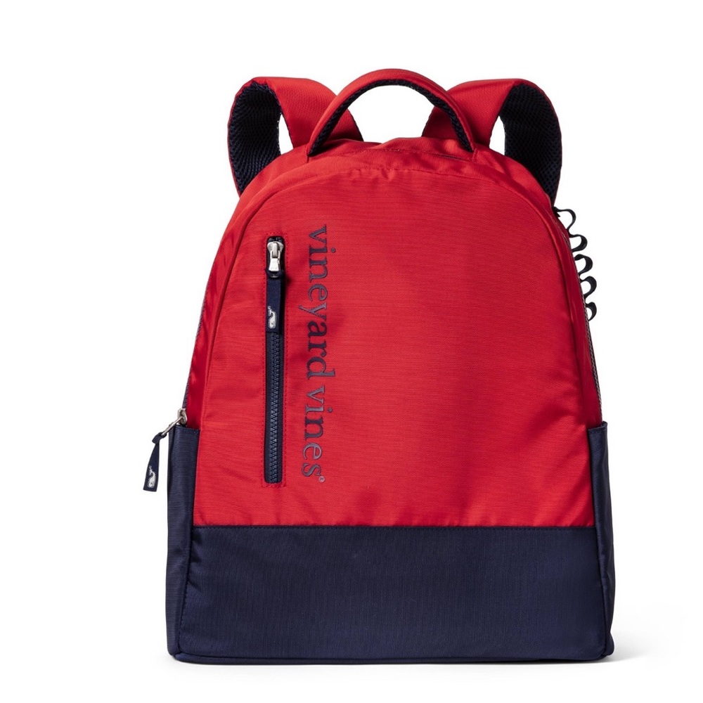 Vineyard Vines Backpack NWT School Book Bag Red